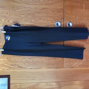 Charter Club charcoal gray and white pinstripe Trouser